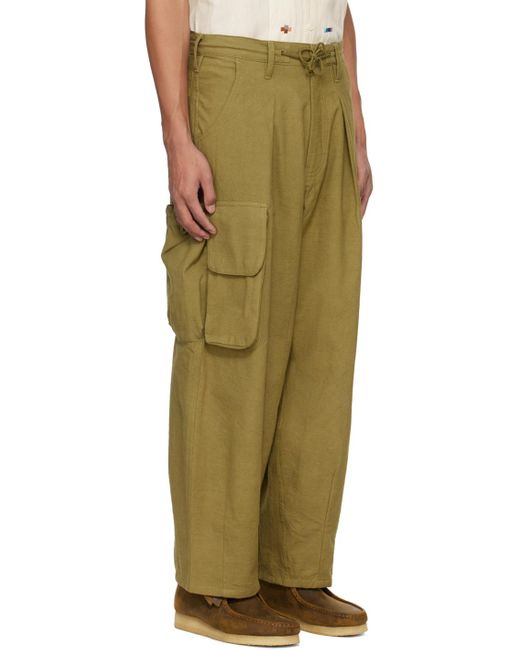 STORY mfg. Green Forager Cargo Pants for men