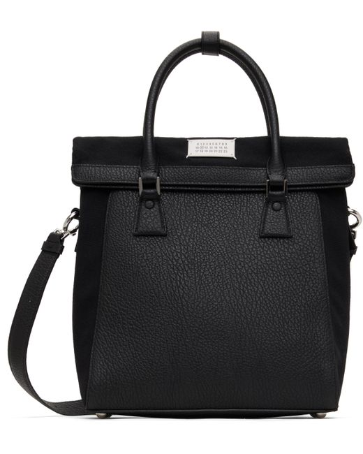 【Maison Margiela】 5AC DAILY VERTICAL Maison Margiela 5AC Daily Vertical Leather Backpack | Black