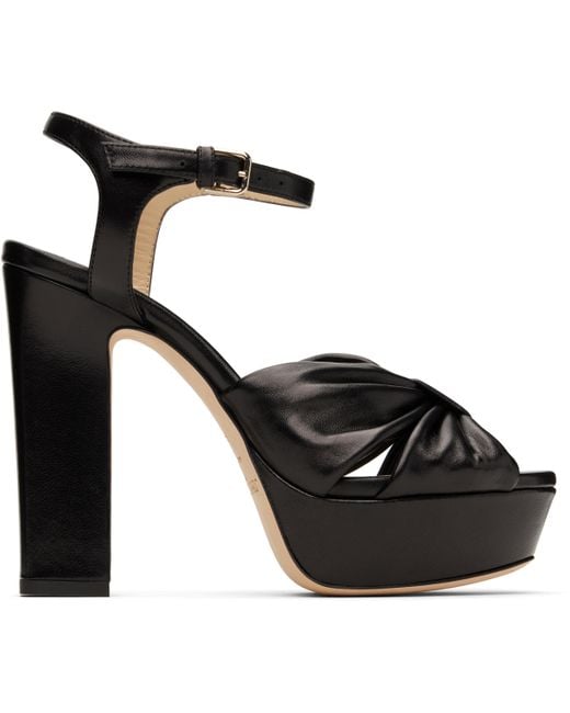 Sandales À Talon Heloise 120 Noires Jimmy Choo en coloris Black