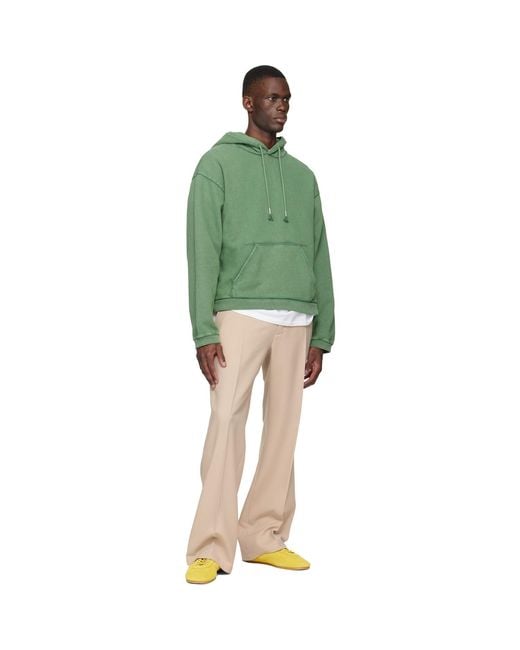 Stockholm Surfboard Club Green Logo Hoodie for men