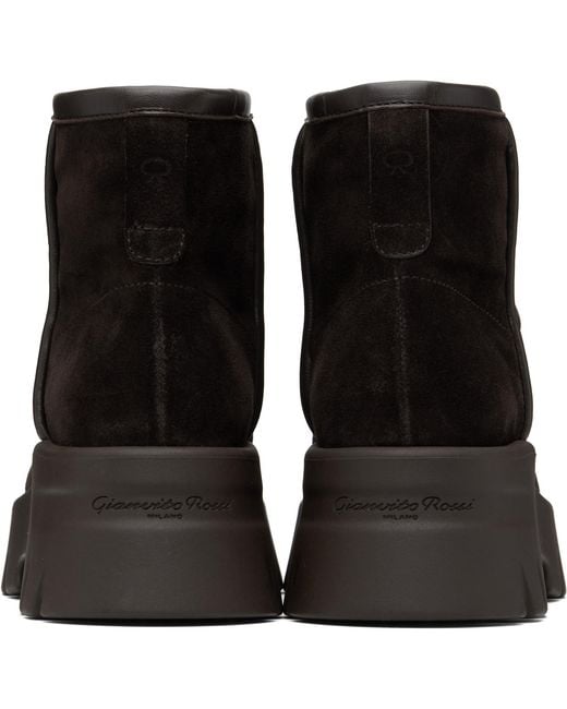 Gianvito Rossi Black Stormy Boots