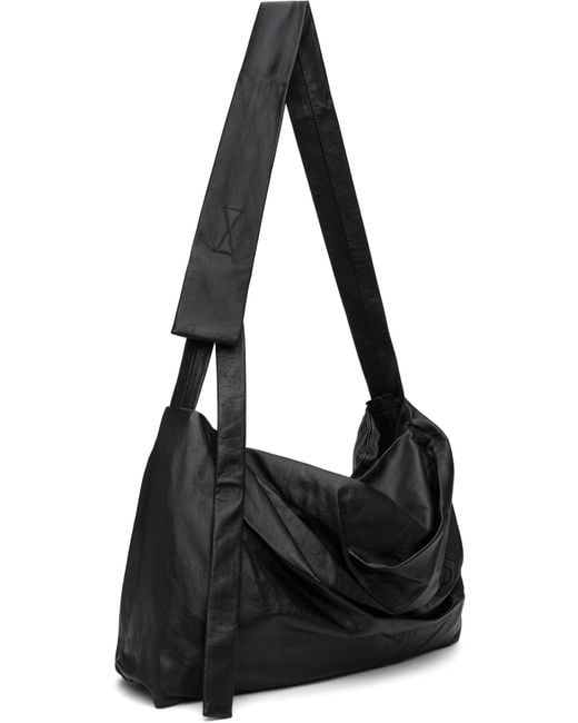 Yohji Yamamoto Black Puff Bag