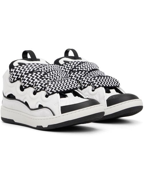 Lanvin Black Curb Sneakers
