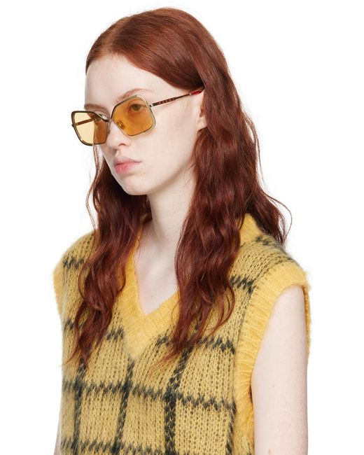 Marni Black Gold Retrosuperfuture Edition Unila Valley Sunglasses