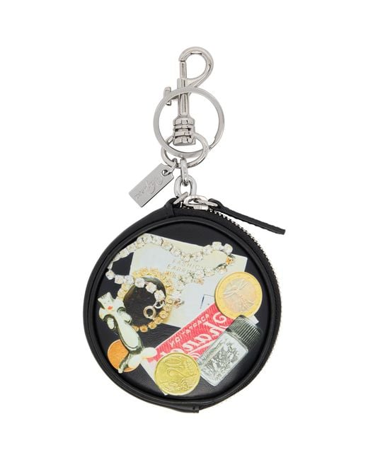 VAQUERA Black Trompe L'Oeil Coin Purse