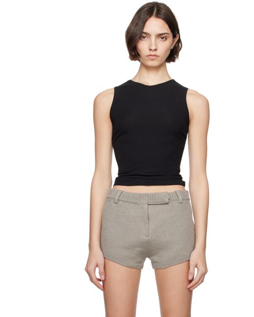 Skims ブラック Soft Lounge Vネック タンクトップ Black