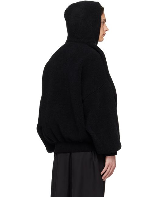 Pull à capuche noir à logo en tricot jacquard Fear Of God pour homme en coloris Black
