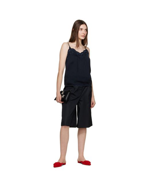 Manolo Blahnik Black Maysale Flat Slippers