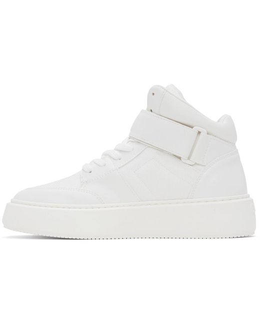 Ganni Black White Sporty Mix High-top Sneakers