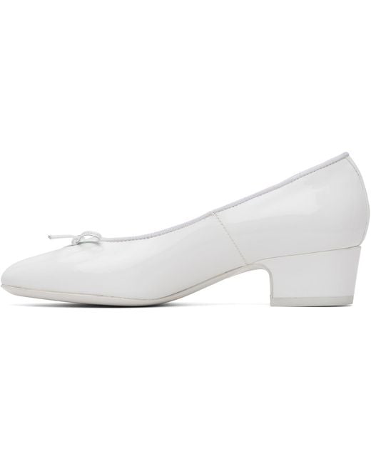 Sandy Liang White Ballet Pump 40 Heels