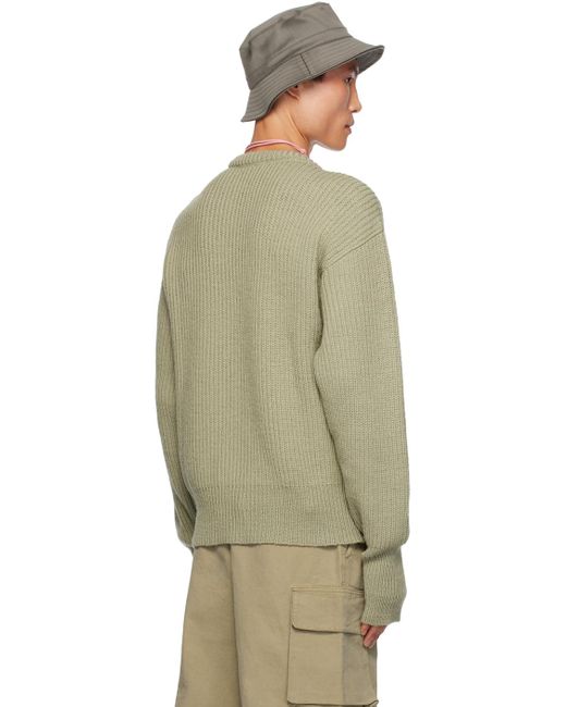 Our Legacy Green Wrap Cardigan for men