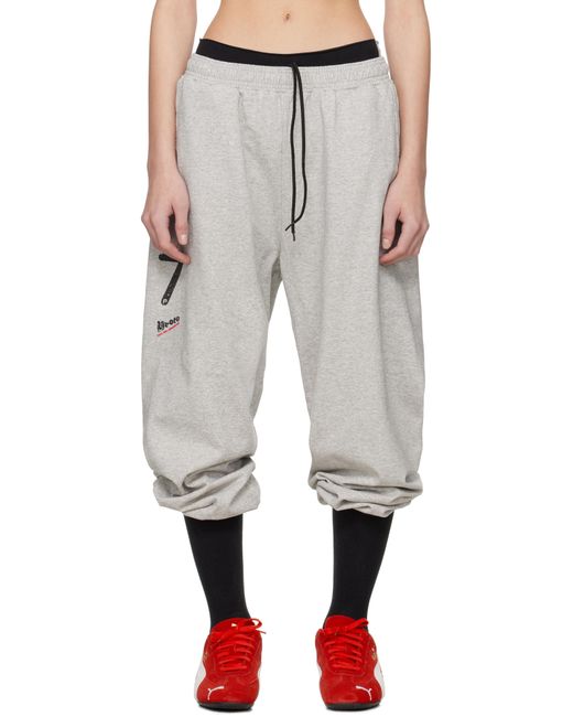 Pantalon De Détente Écourté '07' Gris PROTOTYPES en coloris White