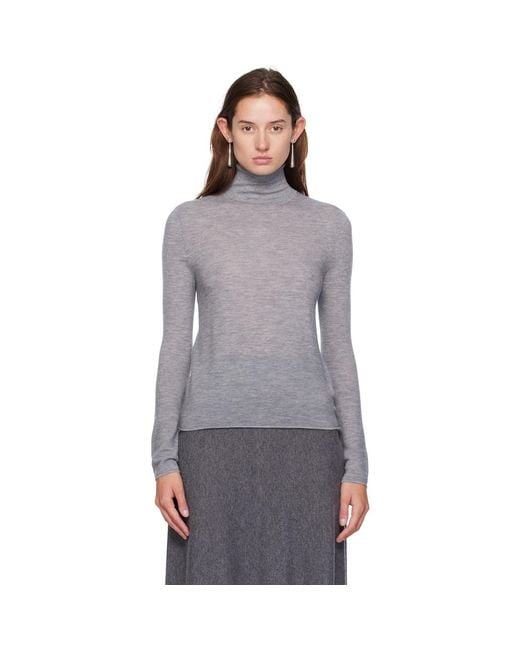 Lisa Yang Purple Lory Turtleneck