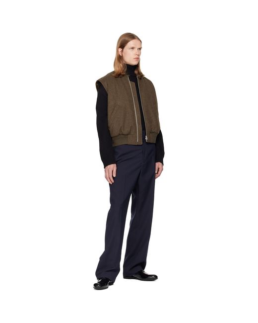 Jil Sander Brown Sport Vest for men