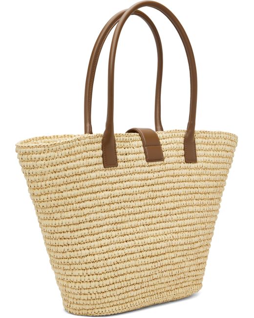 Anine Bing Metallic Lou Monogram Tote