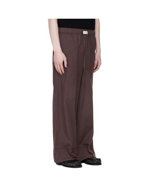 Entire studios Brown Pajama Lounge Pants for men