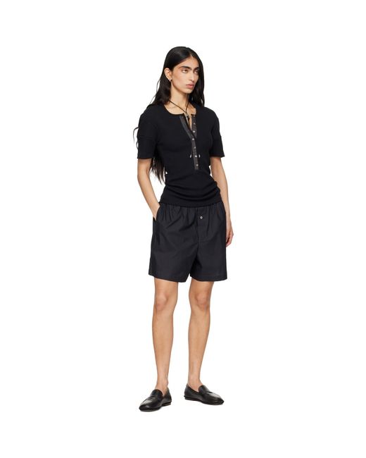 Lemaire Black Boxer Shorts