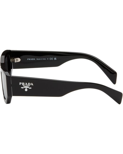 Prada Gray 'Prada Symbole' Sunglasses for men