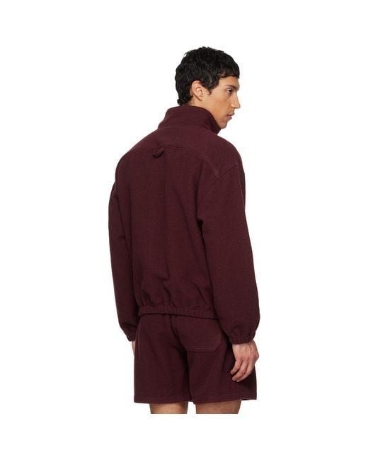 Rier Red Ssense Exclusive Fleece Jacket for men