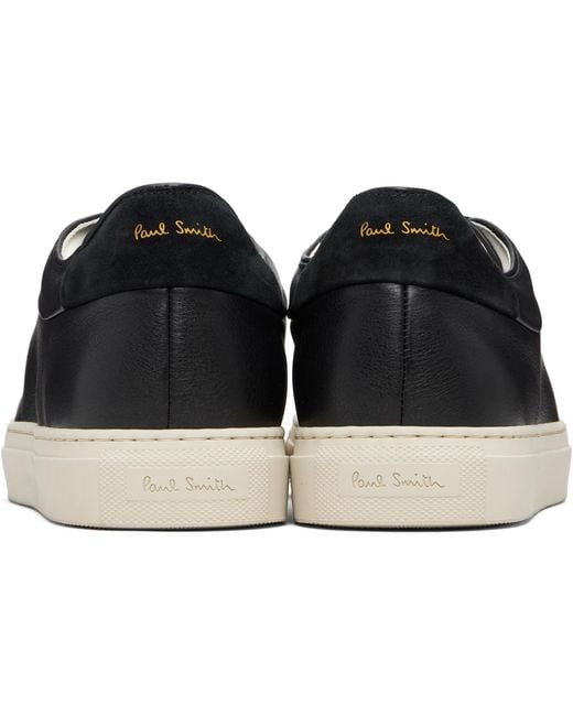 Paul Smith Black Leather 'Basso' Sneakers for men