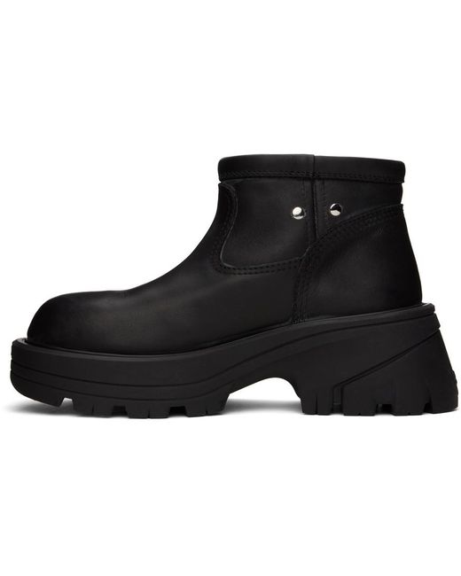 1017 ALYX 9SM Black Low Top Work Boots for men