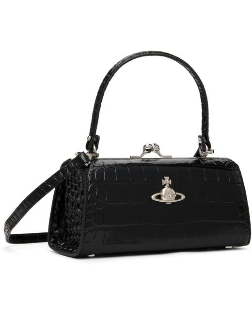 Vivienne Westwood Black Doll Xl Frame Bag