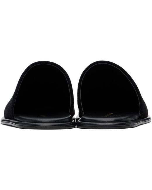 La Collection Black Cameron Slippers