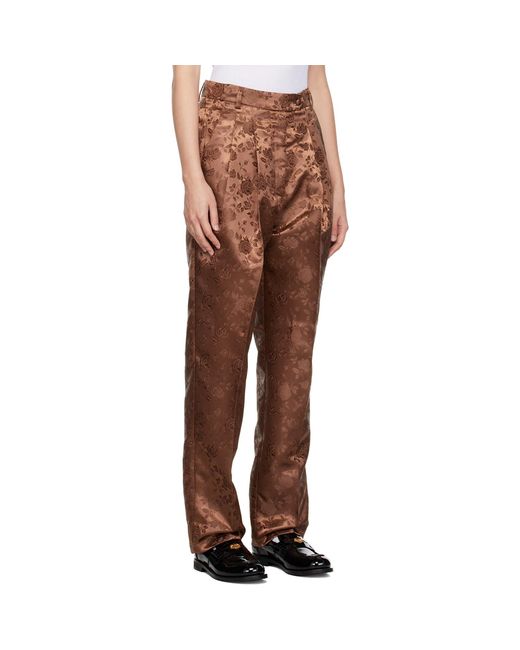 Tanner Fletcher Brown Clemence Trousers