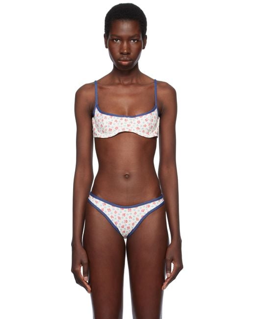 Haut De Bikini Cola Blanc Cassé À Armatures Frankie's Bikinis en coloris Multicolor