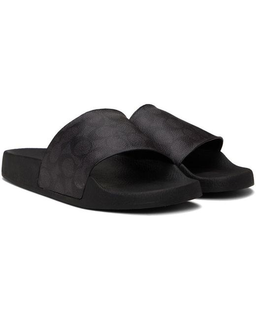 Coach men's outlet signature slides