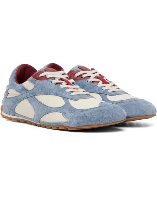 Bottega Veneta Blue Off- Orbit Flash Sneakers for men