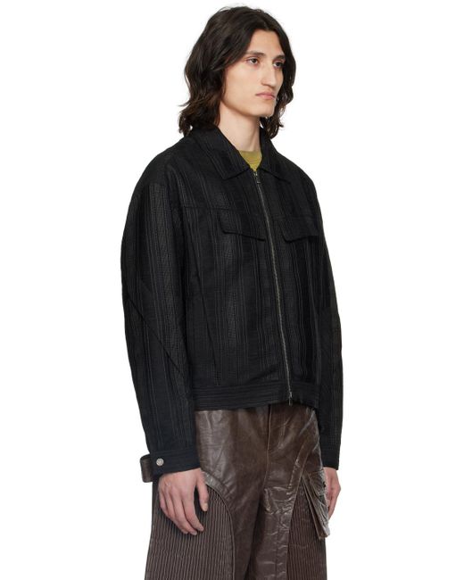 ANDERSSON BELL Black Fabrian Jacket for men