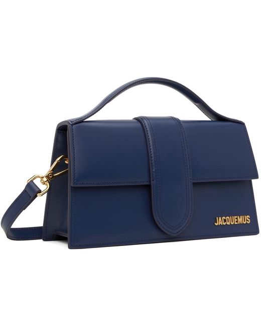 Jacquemus Le Grand Bambino Leather Tophandle Bag in Blue Lyst