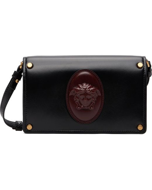 Versace Black Lou Nappa Mini Bag