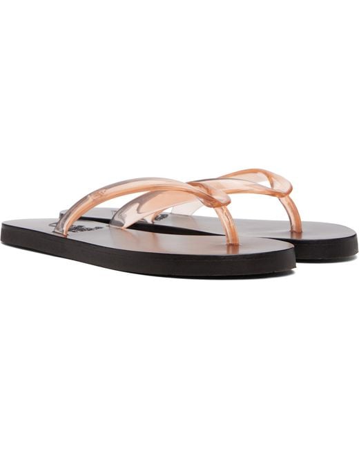 Ancient Greek Sandals Multicolor Saionara Jelly Flip-Flops