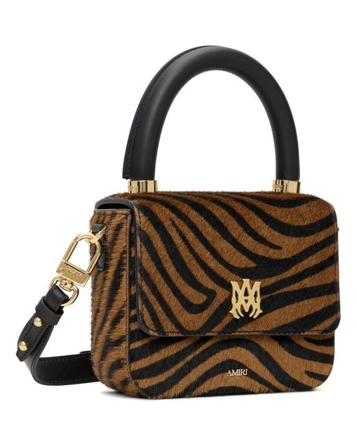 Amiri Black Micro Ma Zebra Bag