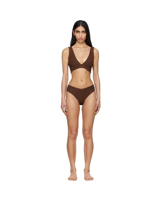 Hunza G Brown Angel Bikini