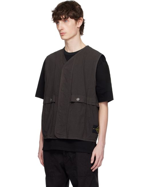 メンズ Stone Island グレー Mil-Spec Stretch Ripstop-Tc メンズ Stone Island グレー Mil-Spec Stretch Ripstop-Tc