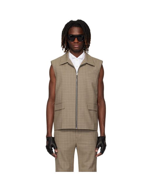 Ernest W. Baker Multicolor Sleeveless Tailored Jacket Vest for men