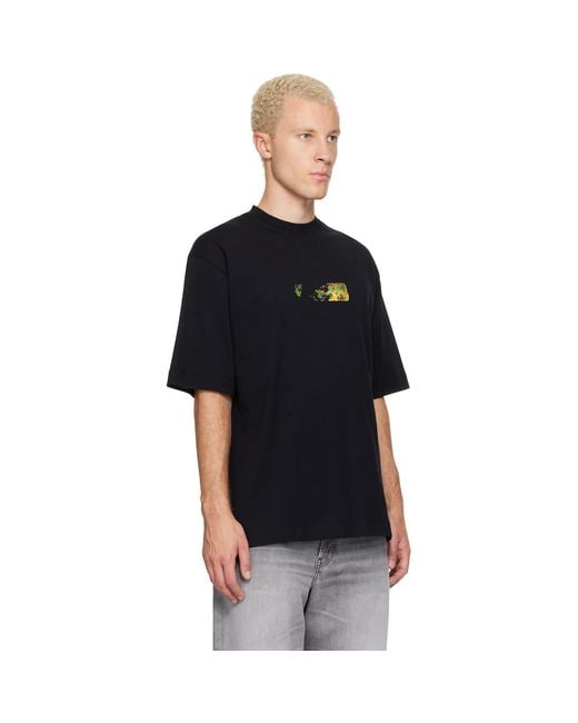 Off-White c/o Virgil Abloh Black Spices Arrow Skate T-Shirt for men