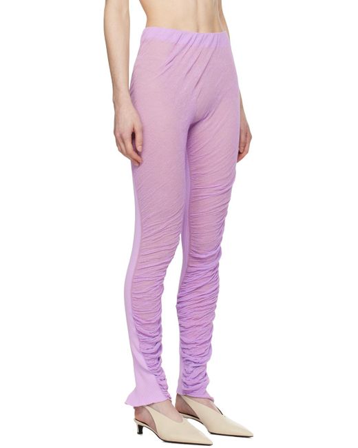 Issey Miyake Pink Ambiguous leggings