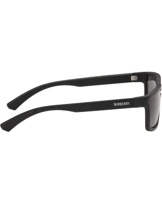Burberry Gray Rectangular Sunglasses for men
