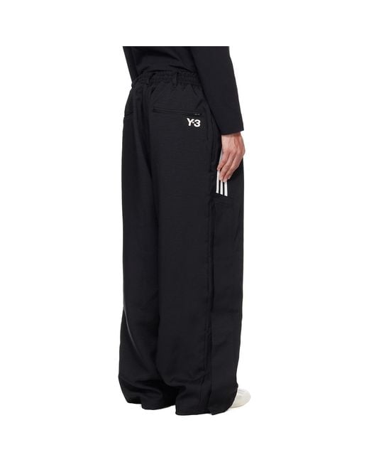 Y-3 Black Sport Uniform Basketball Track Pants for men