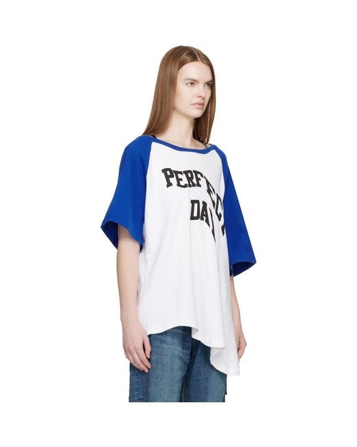 Undercover Blue Uc1E8805-2 'Perfect Day' T-Shirt