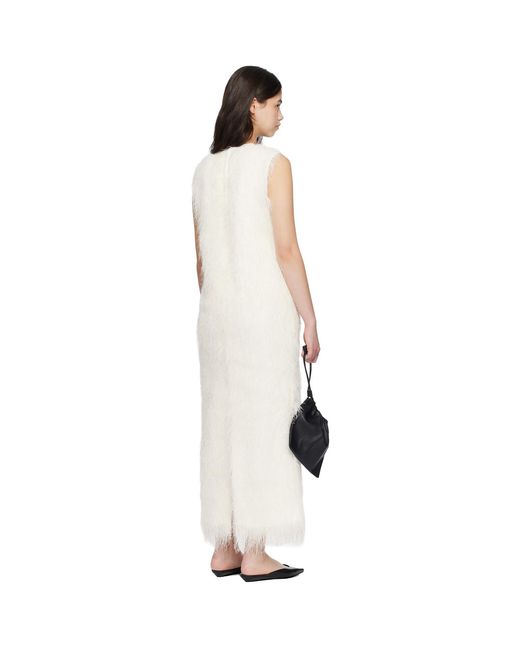 Loulou de Saison Black Tiwa Fringed Maxi Dress