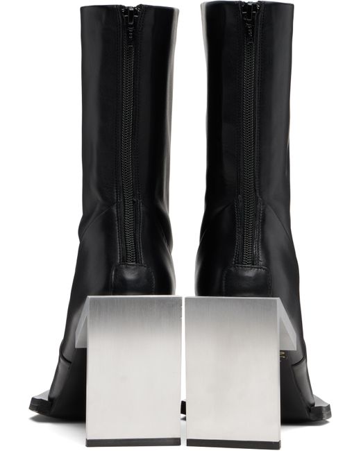 HELIOT EMIL Black Ankle-High Boots for men