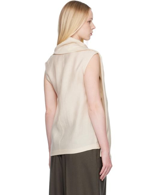 Totême Natural Off- Scarf Blouse