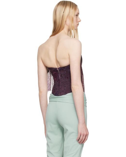 Conner Ives パープル Piano Shawl コルセット トップス Purple