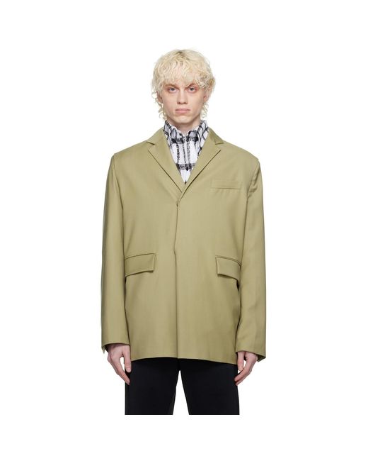 Bianca Saunders Natural Taupe Pull Over Blazer for men