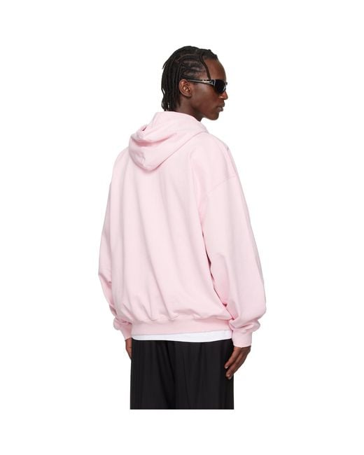 Vetements Pink Fuck Everything Zip-Up Hoodie for men
